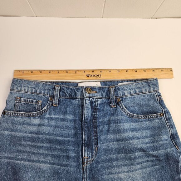 Sam Edelman Women's Blue Yaro High Rise 90's Pinched Waist Jeans Size 31 - Picture 12 of 15